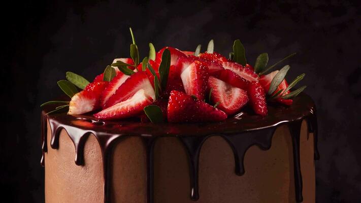 berries cake